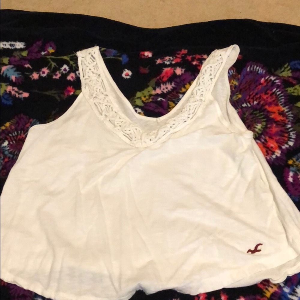 Never worn hollister crop tank